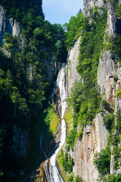 Grande Cachoeira Verão Hokkadio — Fotografia de Stock