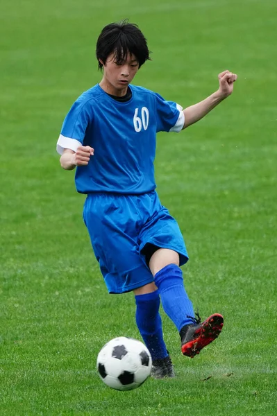 Futball Játék Hokkaido Japan — Stock Fotó