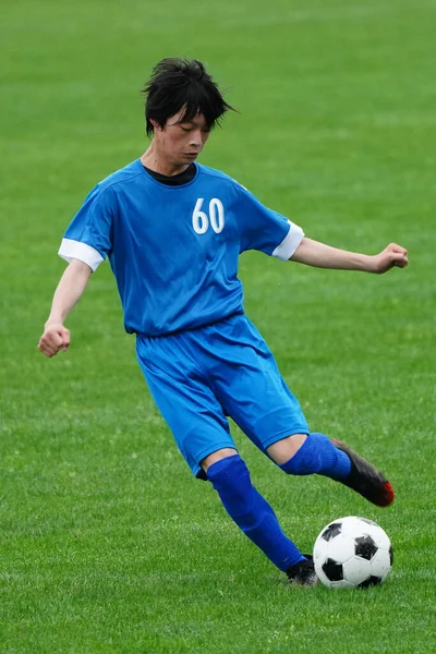 Partita Calcio Giappone Hokkaido — Foto Stock