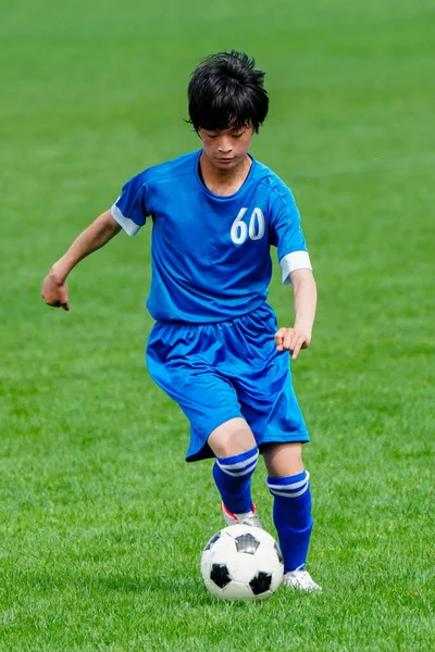 Futball Játék Hokkaido Japan — Stock Fotó