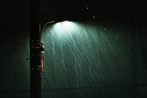 heavy rain in night japan