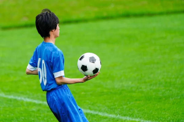 Ball Werfen Fußball Spiel — Stockfoto