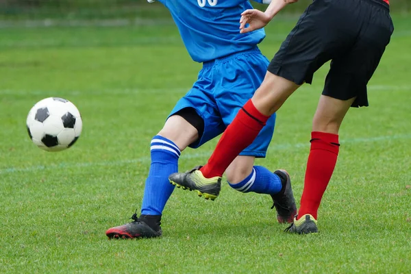 Jogo Futebol Hokkaido Japão — Fotografia de Stock