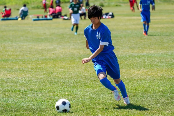 Football Game Hokkaido Japan — Stock Photo, Image