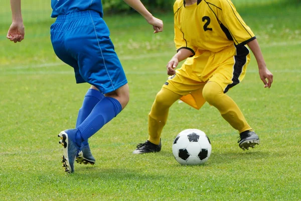 Jogo Futebol Hokkaido Japão — Fotografia de Stock