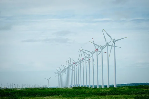 北海道の風力発電は — ストック写真