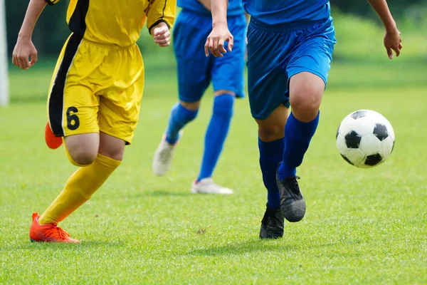 Jogo Futebol Hokkaido Japão — Fotografia de Stock