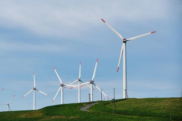 北海道の風力発電は — ストック写真