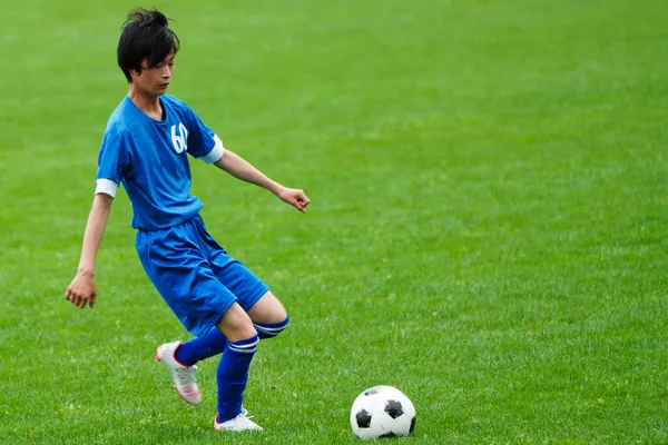 Fotbollsmatch Hokkaido Japan — Stockfoto