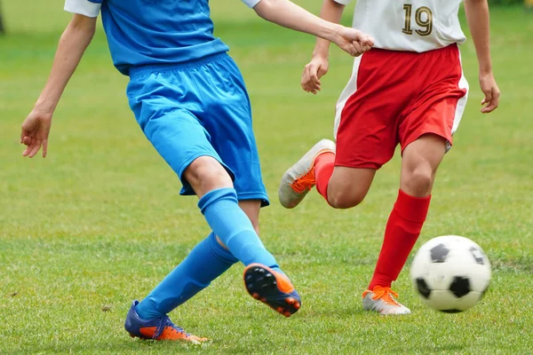 Jogo Futebol Hokkaido Japão — Fotografia de Stock