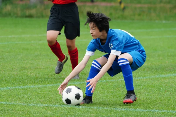 Ball Werfen Fußball Spiel — Stockfoto