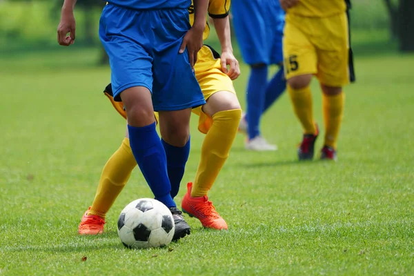 Jogo Futebol Hokkaido Japão — Fotografia de Stock