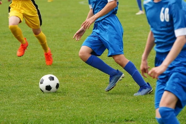 Jogo Futebol Hokkaido Japão — Fotografia de Stock