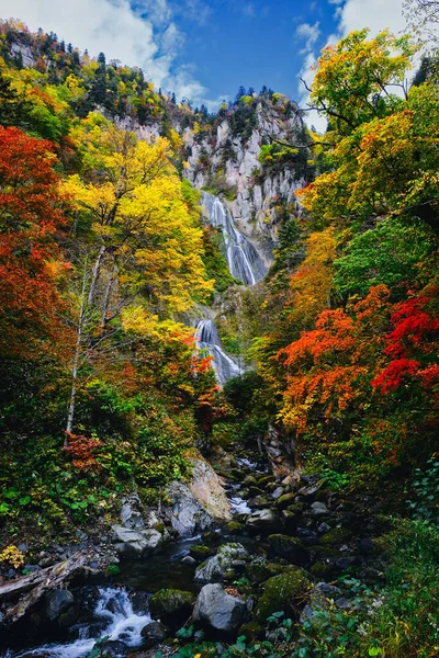 Καταρράκτης Του Hagoromo Στο Hokkaido — Φωτογραφία Αρχείου