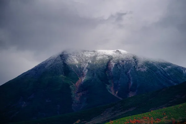 Montanhas Cobertas Neve Hokkaido — Fotografia de Stock