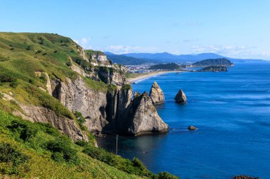 Muroran 'daki güzel kıyı manzarası