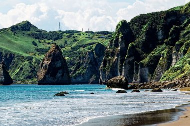 Muroran hokkaido 'da bulunan anki kıyıları.