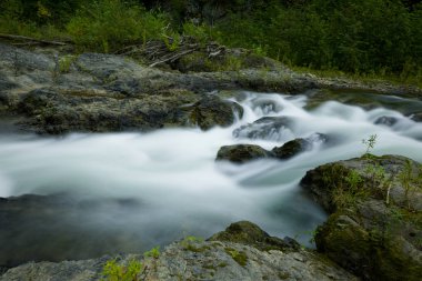 Nehir yavaş bir kepenkle fotoğraflandı