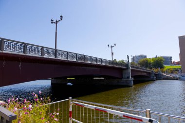 Kushiro şehrinde Nusamai Köprüsü