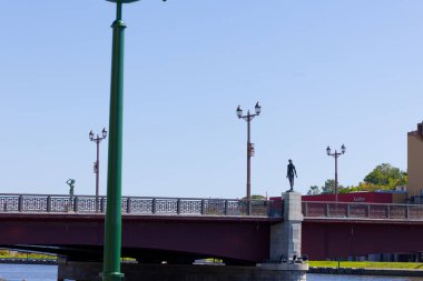 Kushiro şehrinde Nusamai Köprüsü