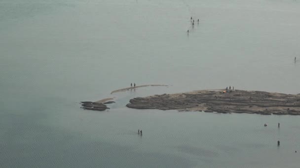 Afternoon Lagoon Balos Chania — Stock Video