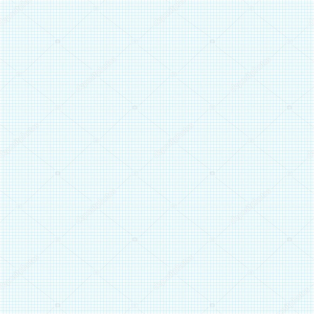 Square grid millimetre graph paper. Seamless vector background.