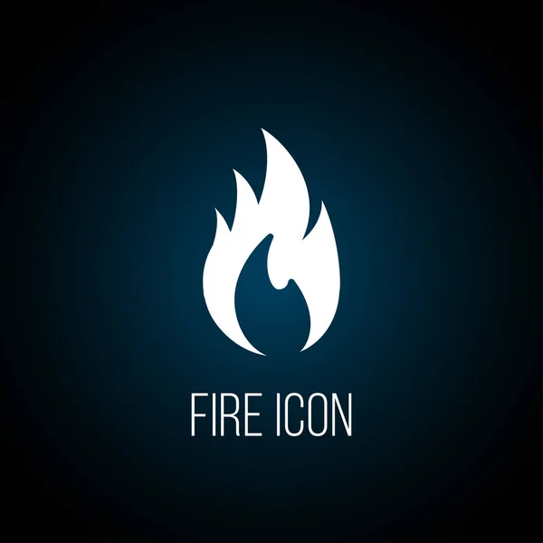 Значок логотипа Fire Flame — стоковый вектор