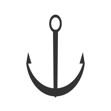 Siyah vektör tutturucu simgesini. Deniz düz sembolü