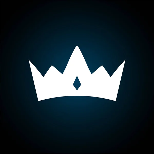 Crown Icon en estilo plano de moda aislado. Símbolo real para el diseño de su sitio web, logotipo, aplicación, UI. Ilustración vectorial — Vector de stock