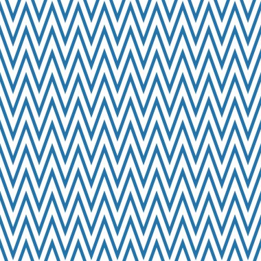 Mavi zikzak desen, sorunsuz vektör arka plan. Soyut doku.