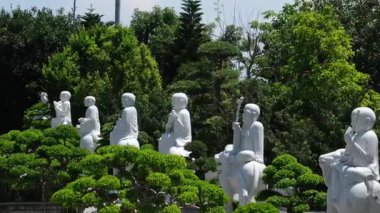 Vietnam 'daki Danang şehrindeki Linh Ung Pagoda' da Buda Heykeli. Yüksek kalite fotoğraf