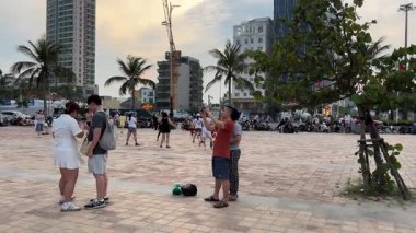 Plaj turistleri Vietnam Danang 09.05.2025