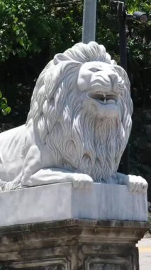 Vietnam 'daki Danang şehrindeki Linh Ung Pagoda' da Buda Heykeli. Yüksek kalite fotoğraf