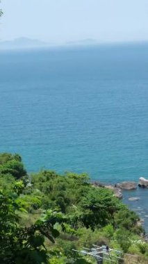 Vietnam 'daki Danang şehrindeki Linh Ung Pagoda' da Buda Heykeli. Yüksek kalite fotoğraf