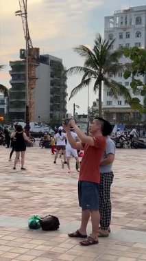Plaj turistleri Vietnam Danang 09.05.2025