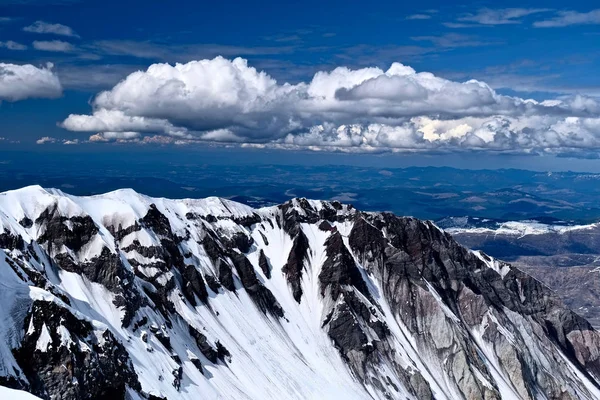 Vue Sur Cratère Mont Helens Vue Panoramique Depuis Bord Cratère — Photo