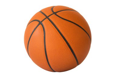 Basketball isolated on a white background clipart