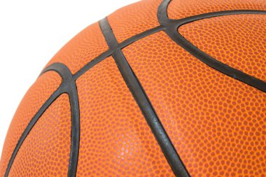 Makro basketbol doku siyah renkli çizgi ile