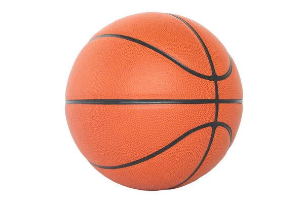 Basketbal Geïsoleerd Een Witte Achtergrond — Stockfoto