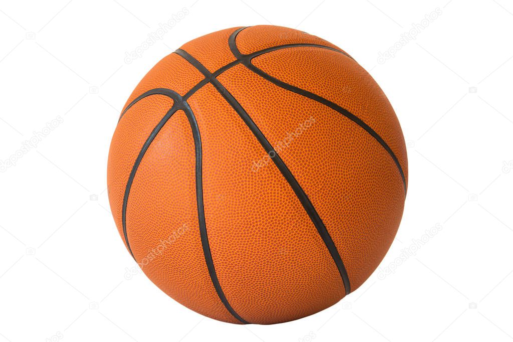 Basketball isolated on a white background