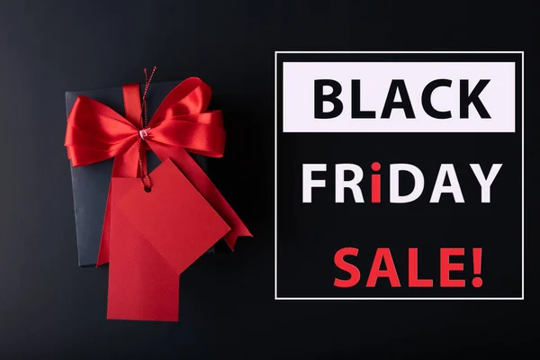 Black Friday Verkaufskonzept Red Sale Tag Und Black Sale Tag — Stockfoto