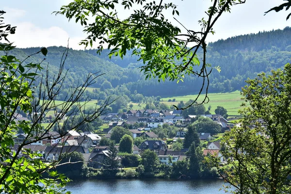 Malá Německá Vesnice Einruhr — Stock fotografie