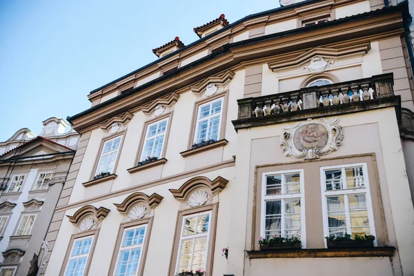 Prague, Çek Cumhuriyeti, görünümü, tarihi cadde ve cepheler, kimse Stare Mesto bölge 