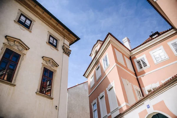 Prague, Çek Cumhuriyeti, görünümü, tarihi cadde ve cepheler, kimse Stare Mesto bölge 