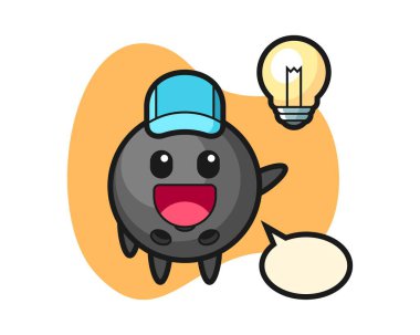 Bowling topu çizgi filmi fikri aldı.