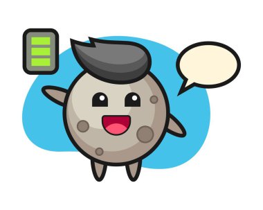 Hareketli ay çizgi filmi.