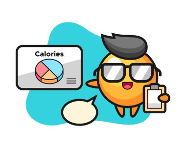 Diyetisyen olarak pinpon topu çizgi filmi.