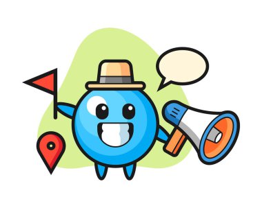 Tur rehberi olarak sakız topu çizgi filmi