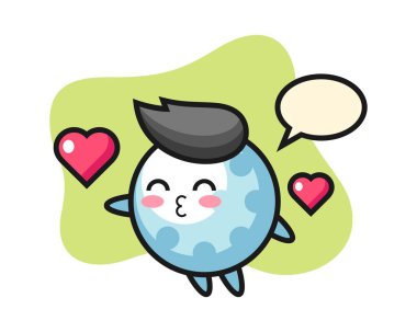 Öpücük jestli golf çizgi filmi