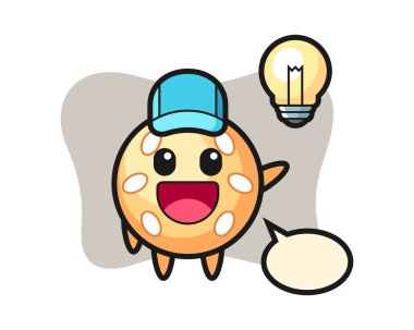 Susam topu çizgi filmi fikri aldı.